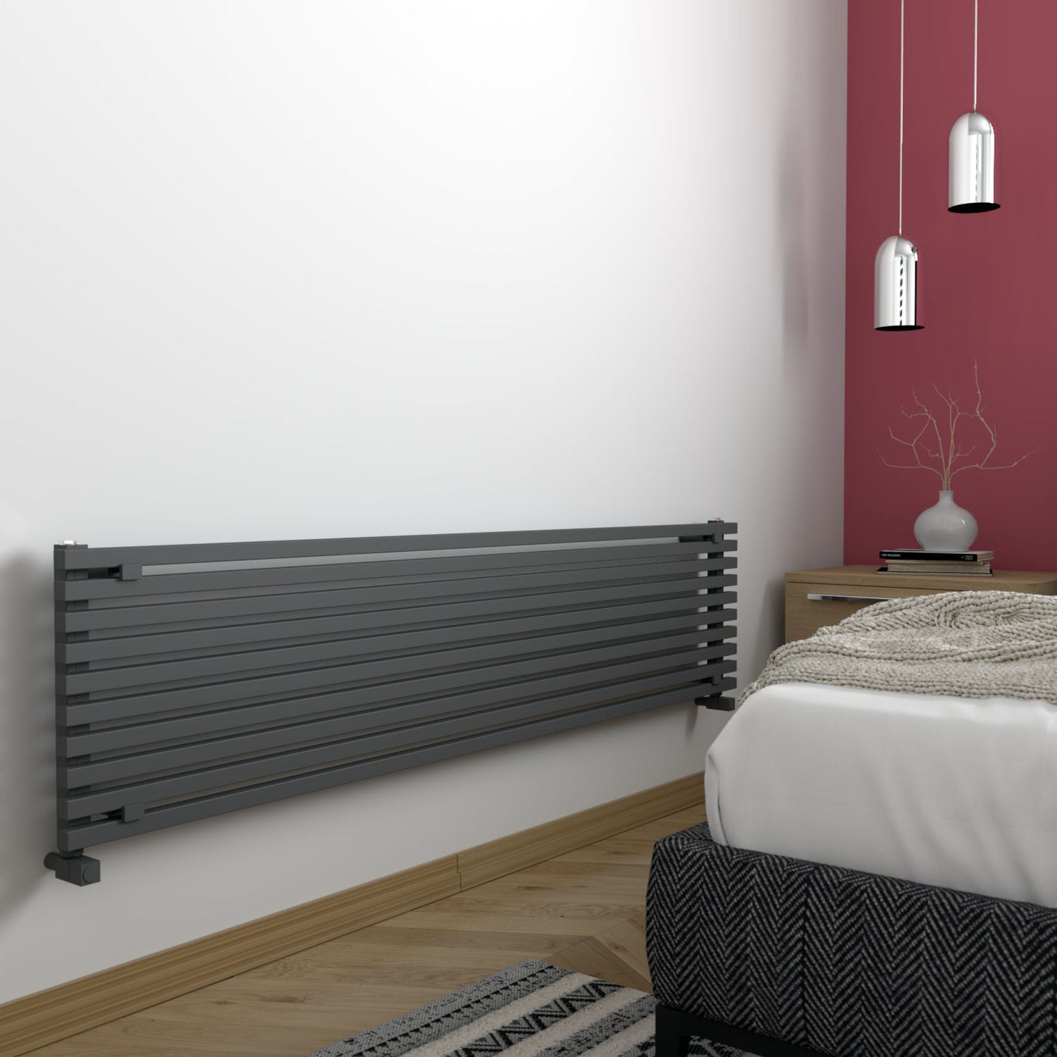 Radiador a água quente SOPHIA XL Carisa Designer Radiators 1501 W