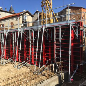 cofragem modular / em plástico / em aço / em madeira