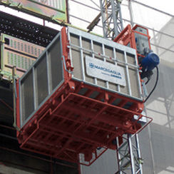 plataforma elevadora para obras de contrução / para ambiente externo