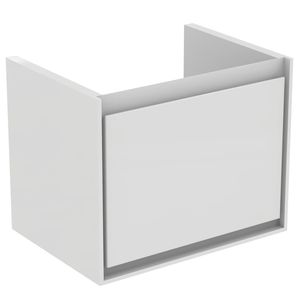 gabinete de banheiro suspenso / em madeira / contemporâneo / com gavetas