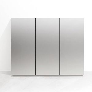 armário de organização para cozinha contemporâneo / em alumínio