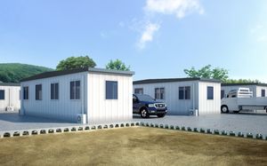 cofragem modular / perdida / em plástico / para desvão sanitário