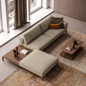 sofá modular / contemporâneo / em tecido / de 2 lugares
