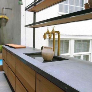 tampo de bancada em concreto BFUHP Ductal© / para cozinha