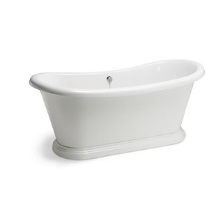banheira free-standing / oval / em compósito