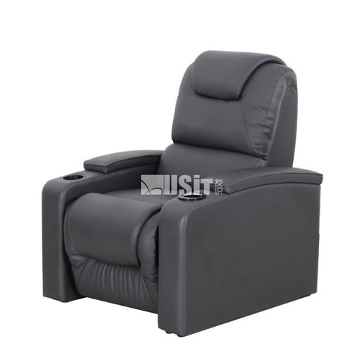 Poltrona de cinema em couro UV 855A Usit Seating ergonômica