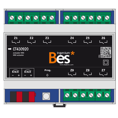 Atuador de comutação para sistema de automação residencial 9S K