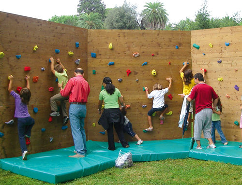 Parede De Escalada Fixa 011218 LEGNOLANDIA Para Parque Infantil