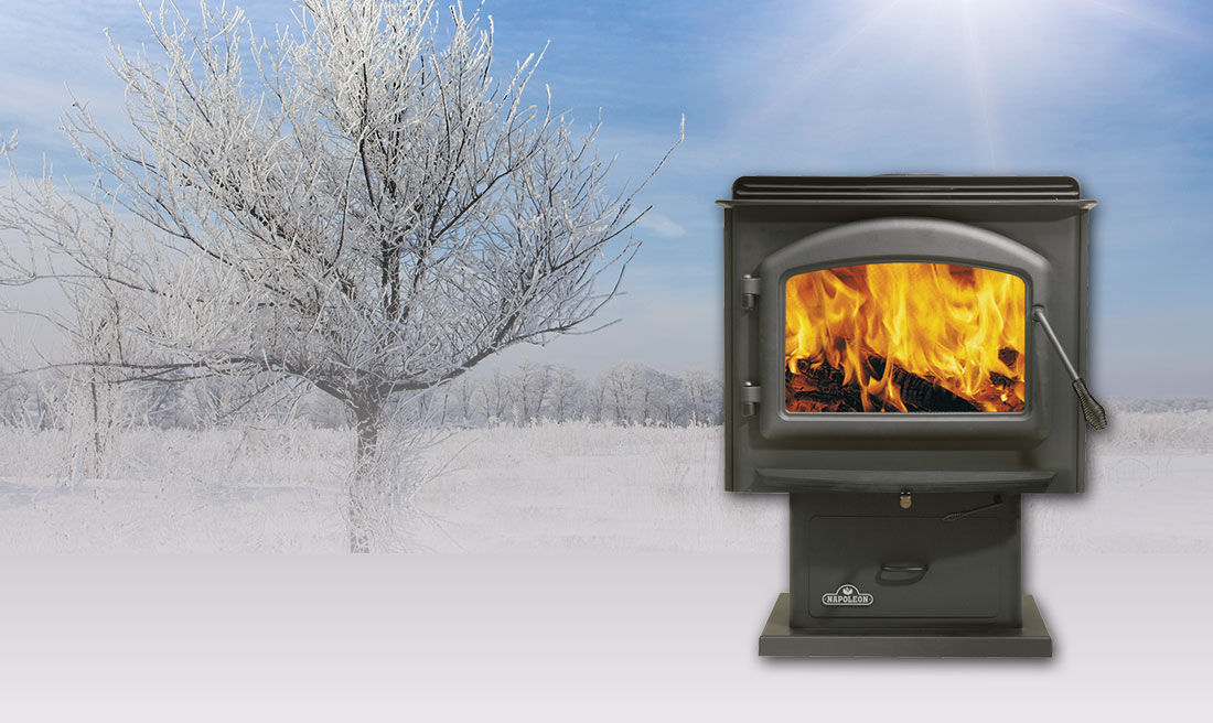 Wood heating stove - 1400 - Napoleon Fireplaces - 20 kW...50 kW /  traditional / cast iron