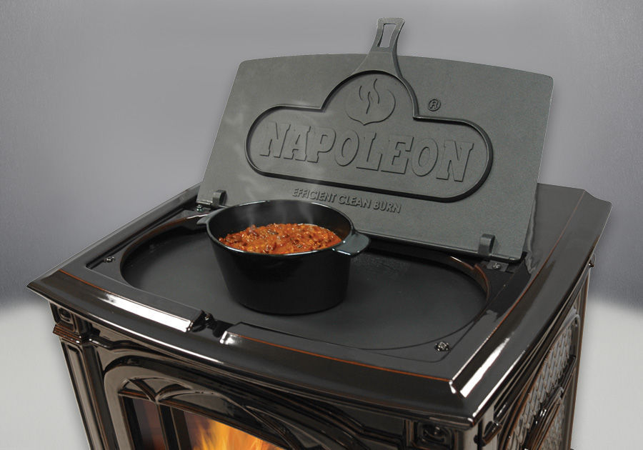 Wood heating stove - 1400C - Napoleon Fireplaces - 20 kW...50 kW /  traditional / cast iron