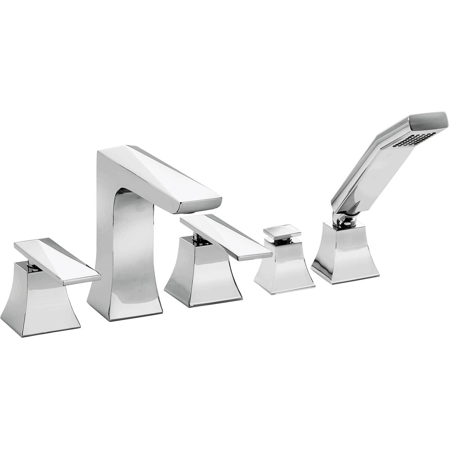 Doublehandle bathtub mixer tap THPC02 HERITAGE BATHROOMS deck