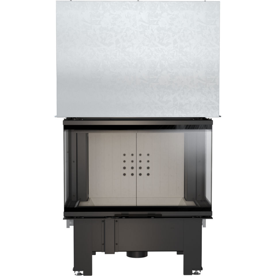 Wood Burning Fireplace Insert 3 Sided Nbc 800 400 Kratki Pl