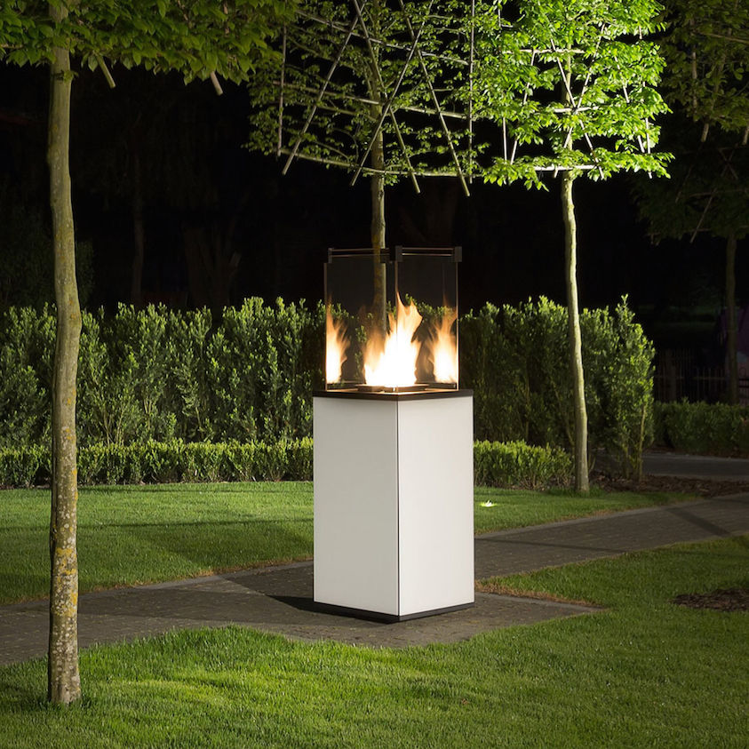 Gas fireplace - PATIO/M/G30/30MBAR/CZ - KRATKI - contemporary / open hearth  / square