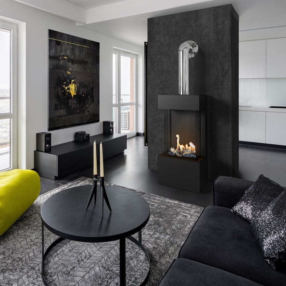 Gas Fireplace Heat Output - Gas Fireplace Leo Home Box Lp 45 68 G30 37mbar C Kratki Pl Marek Bal Contemporary Open Hearth 3 Sided