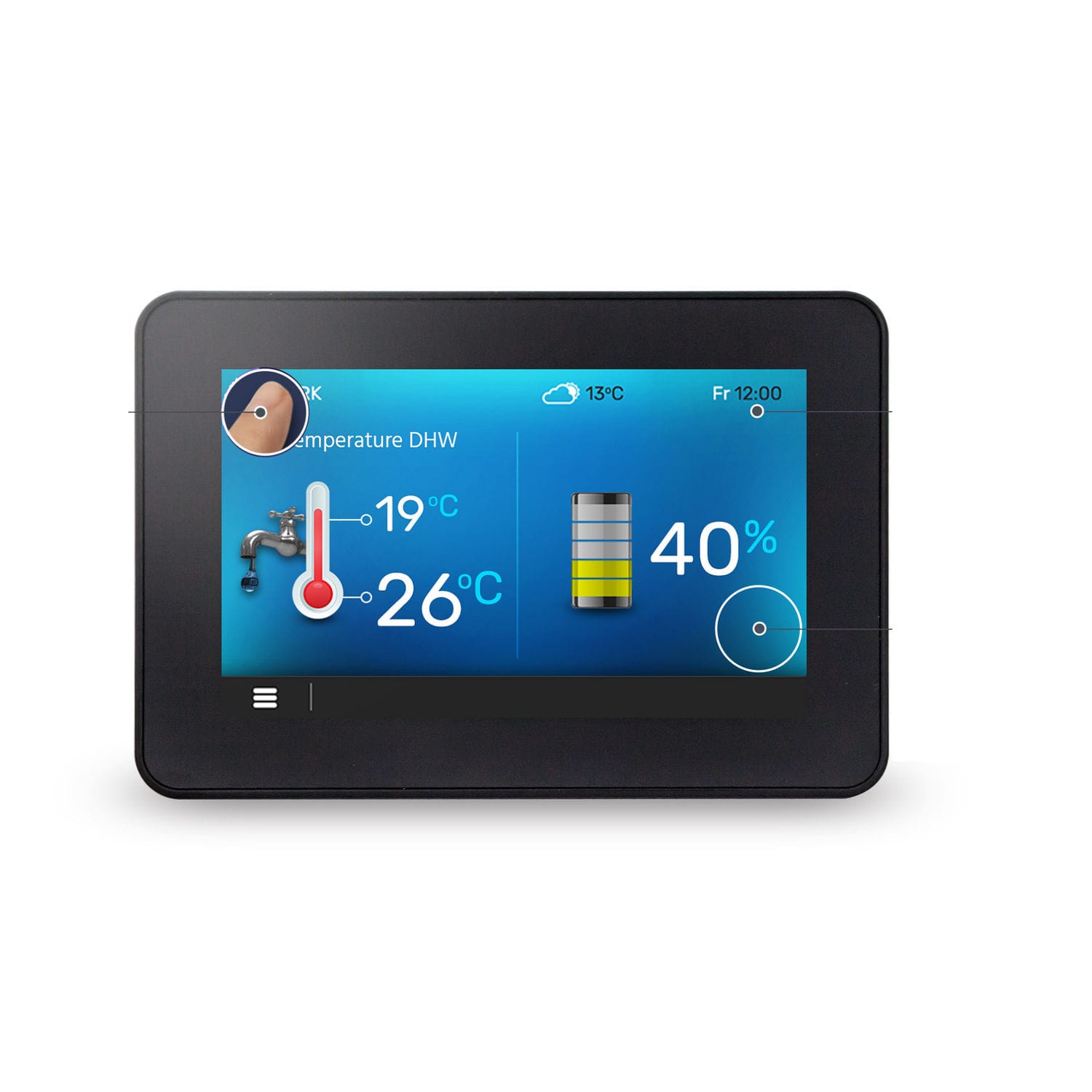 Wallmounted heating controller PLUM Sp. z o.o. for boiler