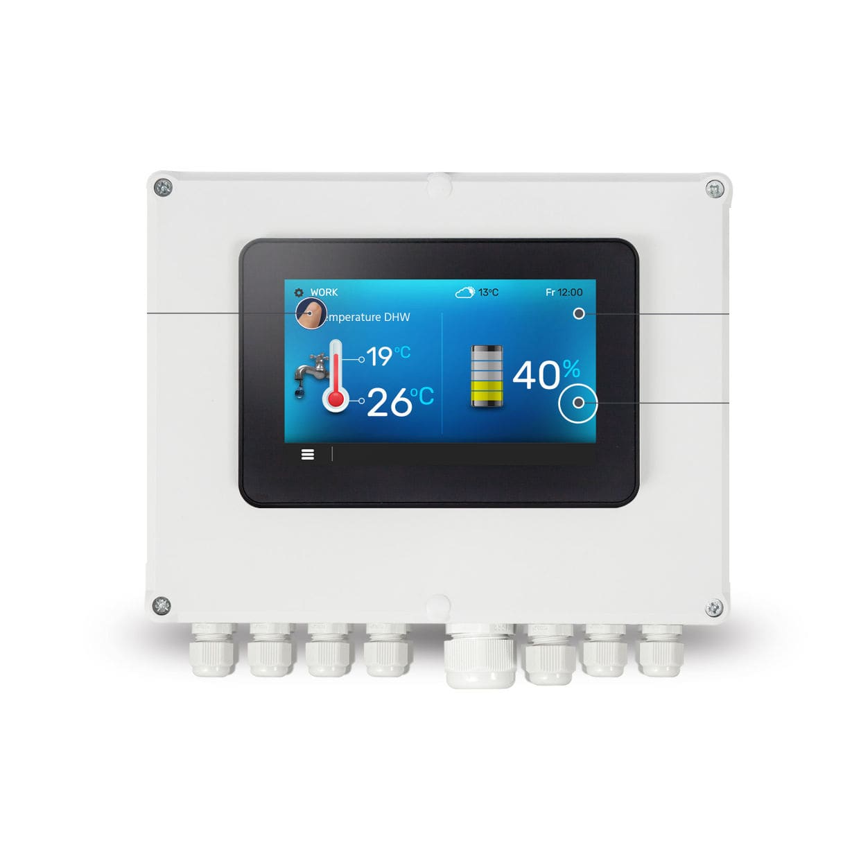 Wall-mounted heating controller - ECOMAX850D - PLUM Sp. z o.o. - for boiler