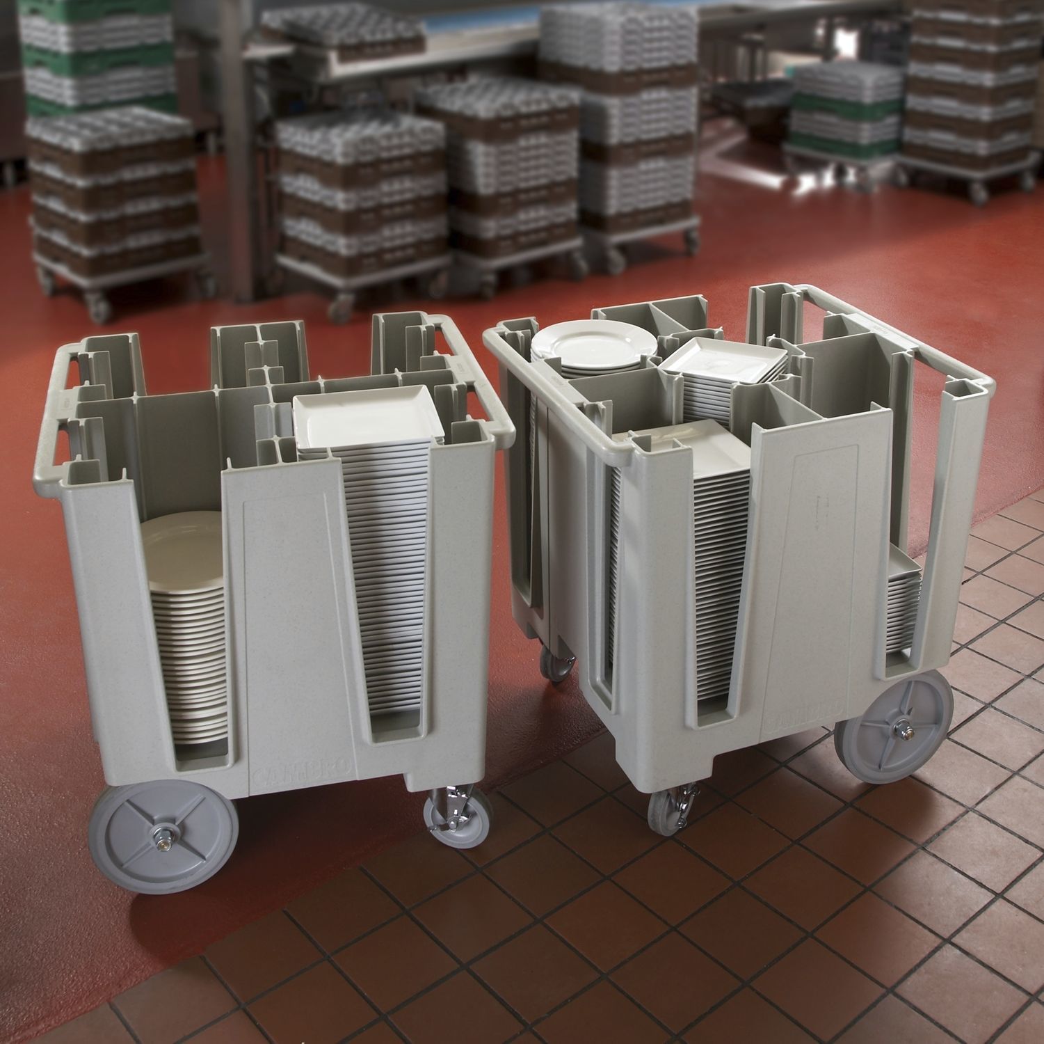 Commercial Kitchen Trolley - DCS - Cambro - For Dish / Plastic