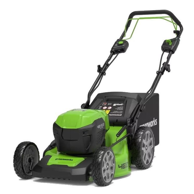 Walk-behind lawn mower - GD24X2LM46SP - GREENWORKS - electric / self ...