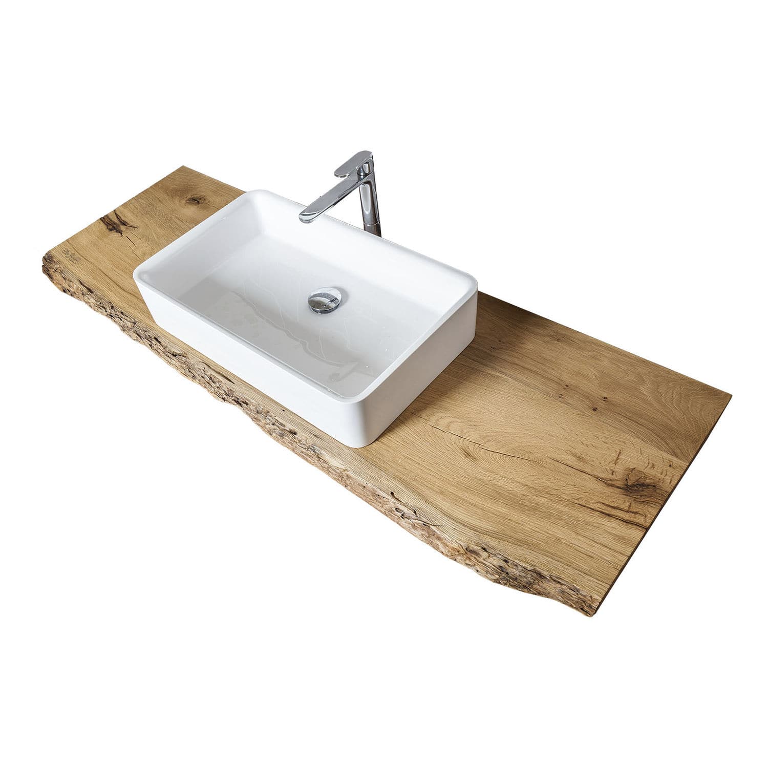Wooden vanity top - GRIMANI - DE ZOTTI - custom-made