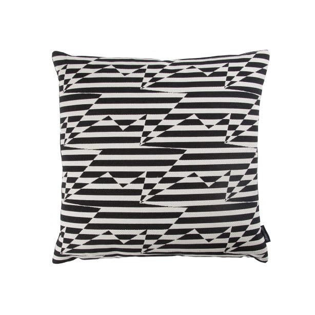 Square cushion - STRIPEY ZIG ZAG BIRD - Kirkby Design - patterned ...