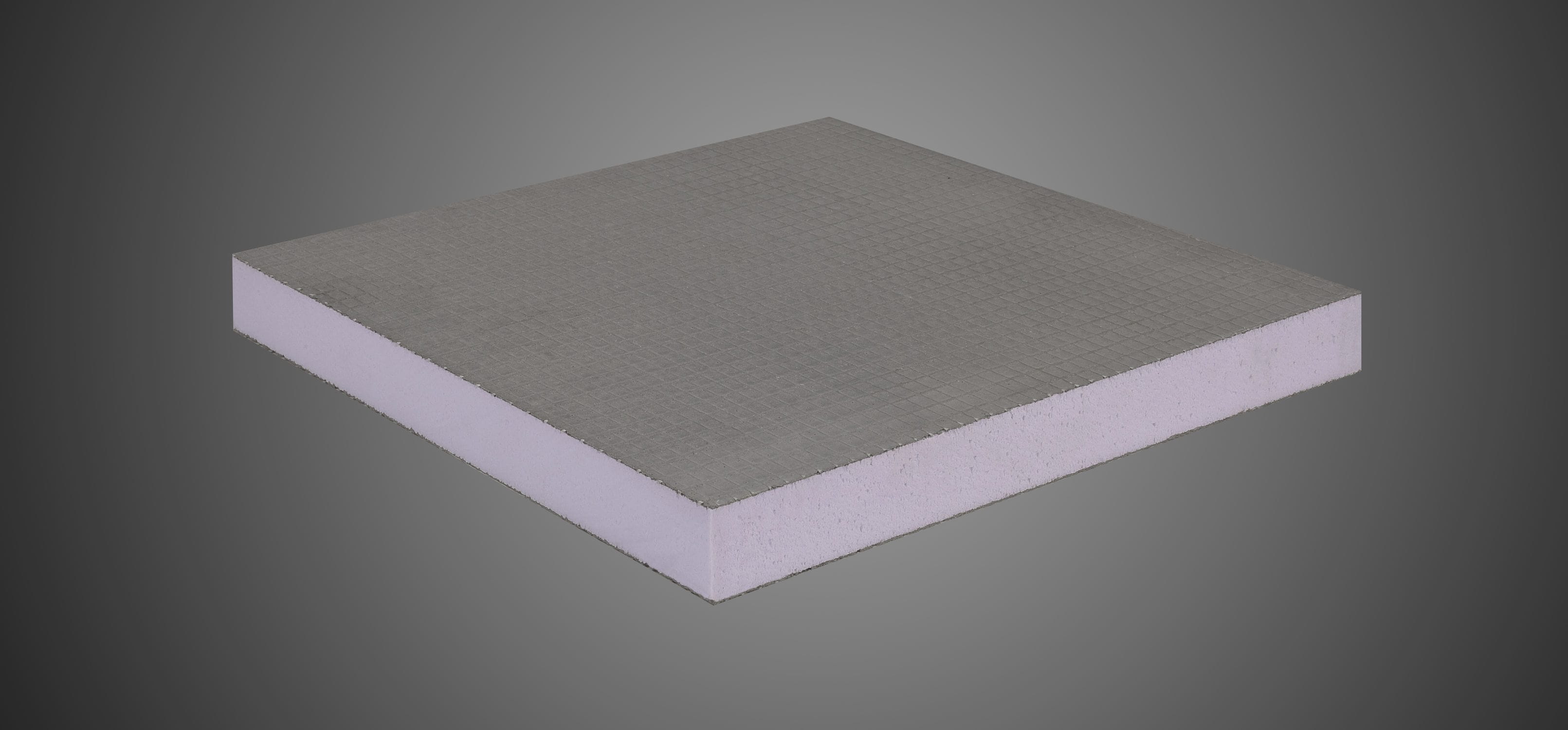 Wall insulating sandwich panel ALGOCEM Ediltec fiberglass facing