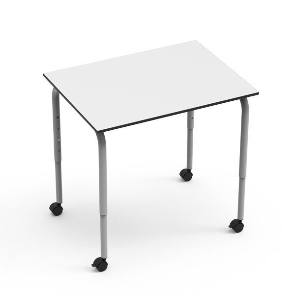 Desk with post - 21 U - Nautilus SA - contemporary / painted metal ...