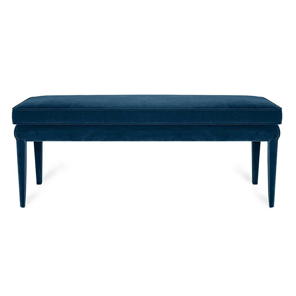 Traditional bed bench LIBELLULA D3CO fabric / leather / home