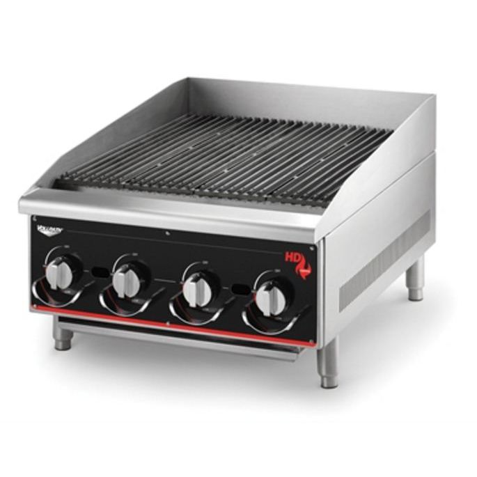 Gas grill 924CG Vollrath countertop / commercial / stainless steel