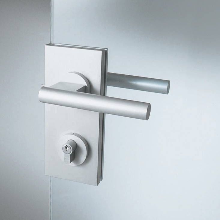 Glass door handle MC3 DIVILUX metal / contemporary / commercial