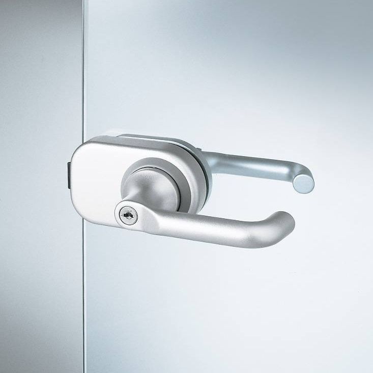 Glass door handle - MC4 - DIVILUX - metal / contemporary / commercial