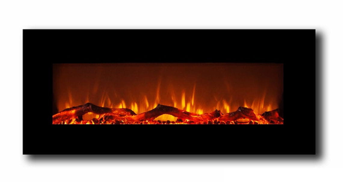 Electric Fireplace Contemporary Closed Hearth Built In
