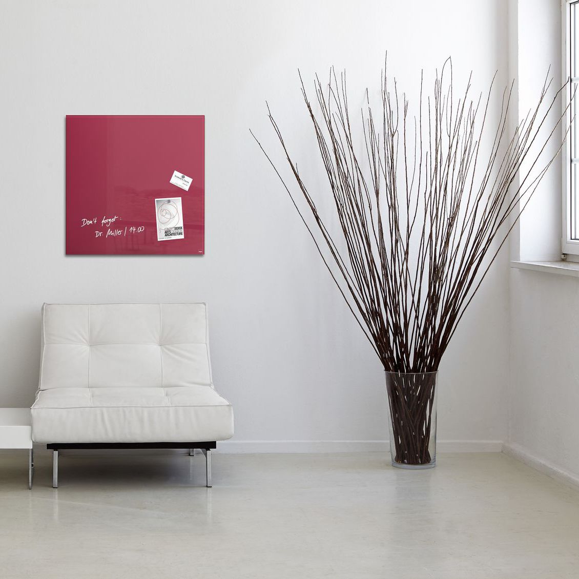 board GL 272 SIGEL GmbH wallmounted / glass / polished