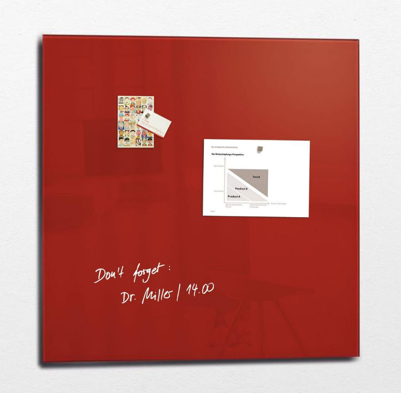 board GL202 SIGEL GmbH wallmounted / glass / polished