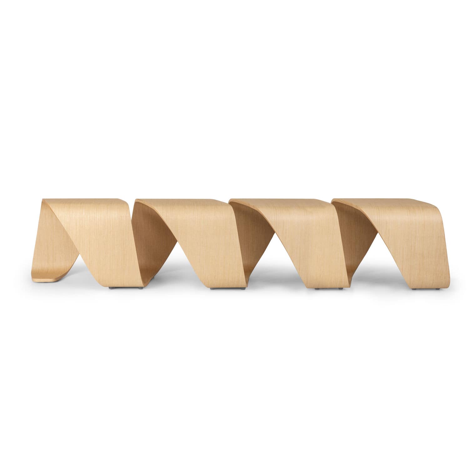 Original design public bench - DNA - True Design srl - oak / beech ...