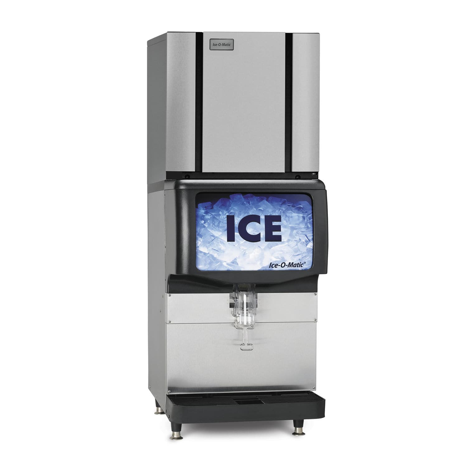 Vertical evaporator ice cube maker - IOD150 - Ice-O-Matic - with cold ...