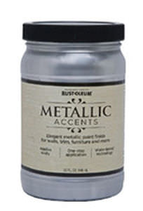 Decorative paint - RUST-OLEUM METALLIC ACCENTS QUARTS - RUST-OLEUM