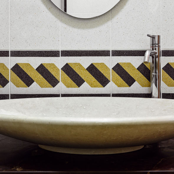 Marble Dust Border Tile Wall Mounted For Floors La Gazza