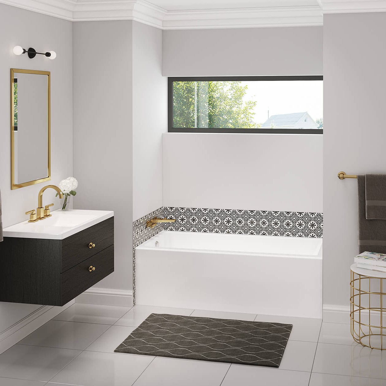 Integrated bathtub BOSCA 6030 IFS MAAX bathroom for homes