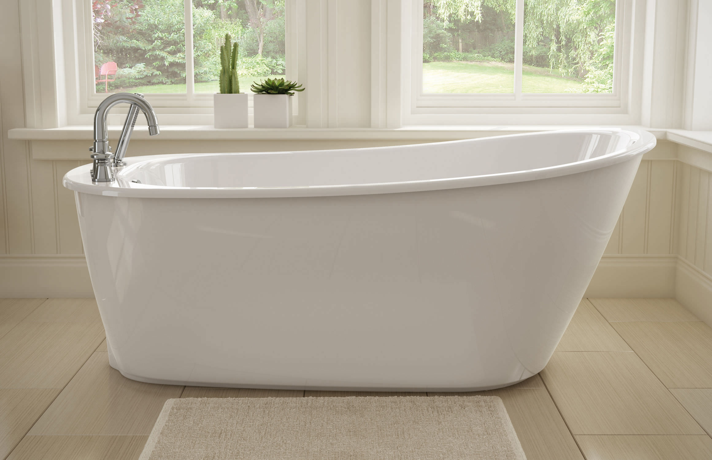 Freestanding bathtub - SAX - MAAX bathroom - oval / acrylic