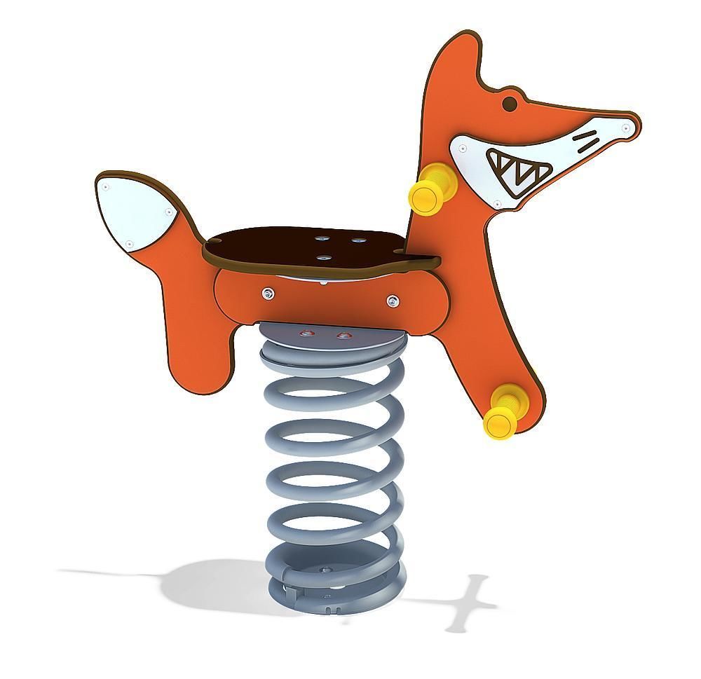Spring Rocker Sea Animal Galvanised steel spring rocker - FOX - eibe Produktion + Vertrieb GmbH ...