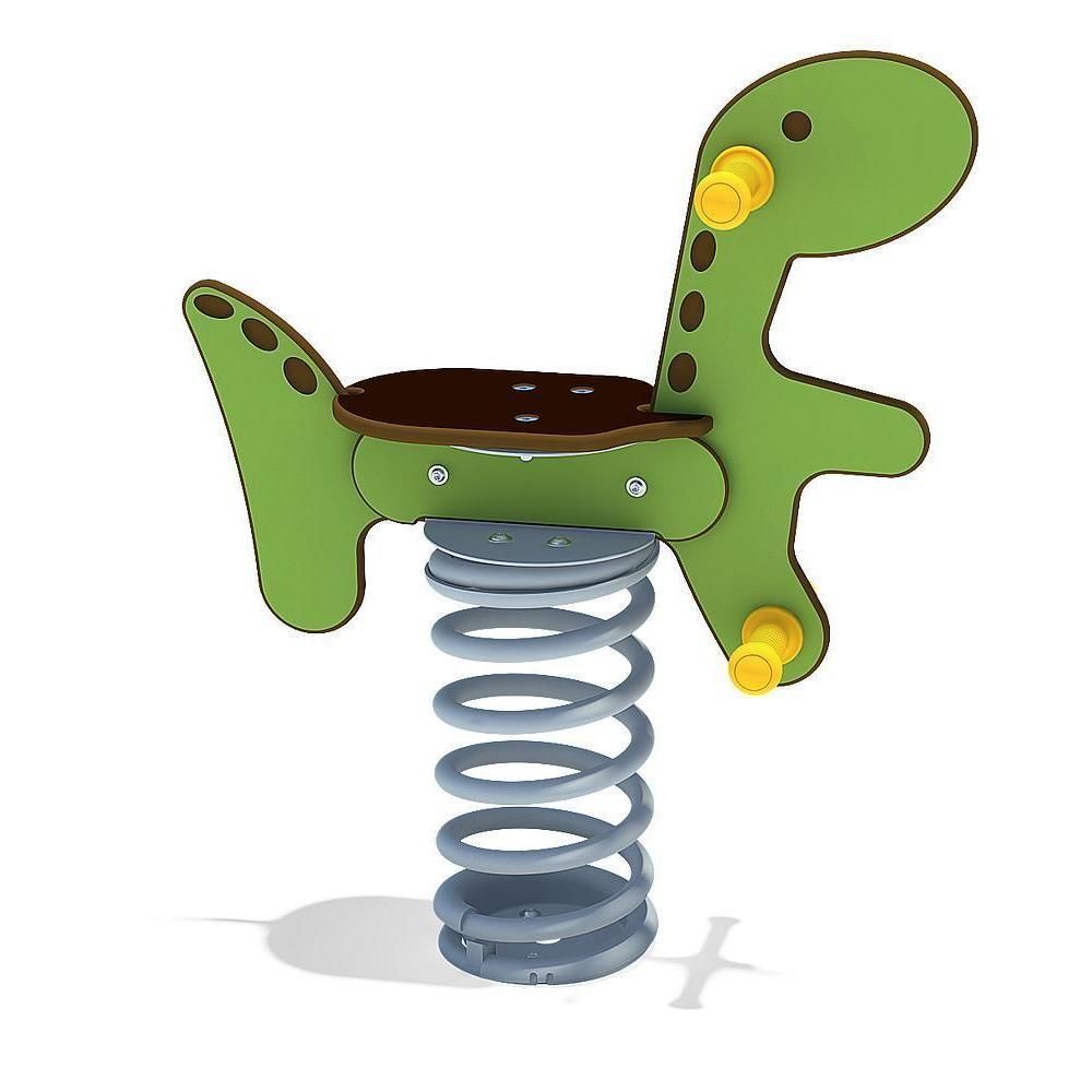 Spring Rocker Sea Animal Galvanised steel spring rocker - DINOSAUR - eibe Produktion + Vertrieb ...