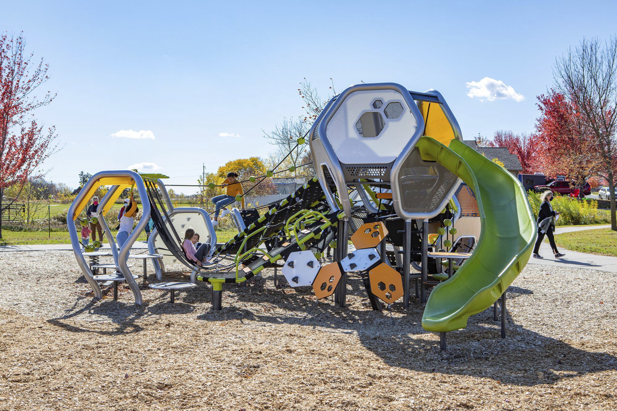 Playground play structure Hedra® EN Design 6289 LANDSCAPE