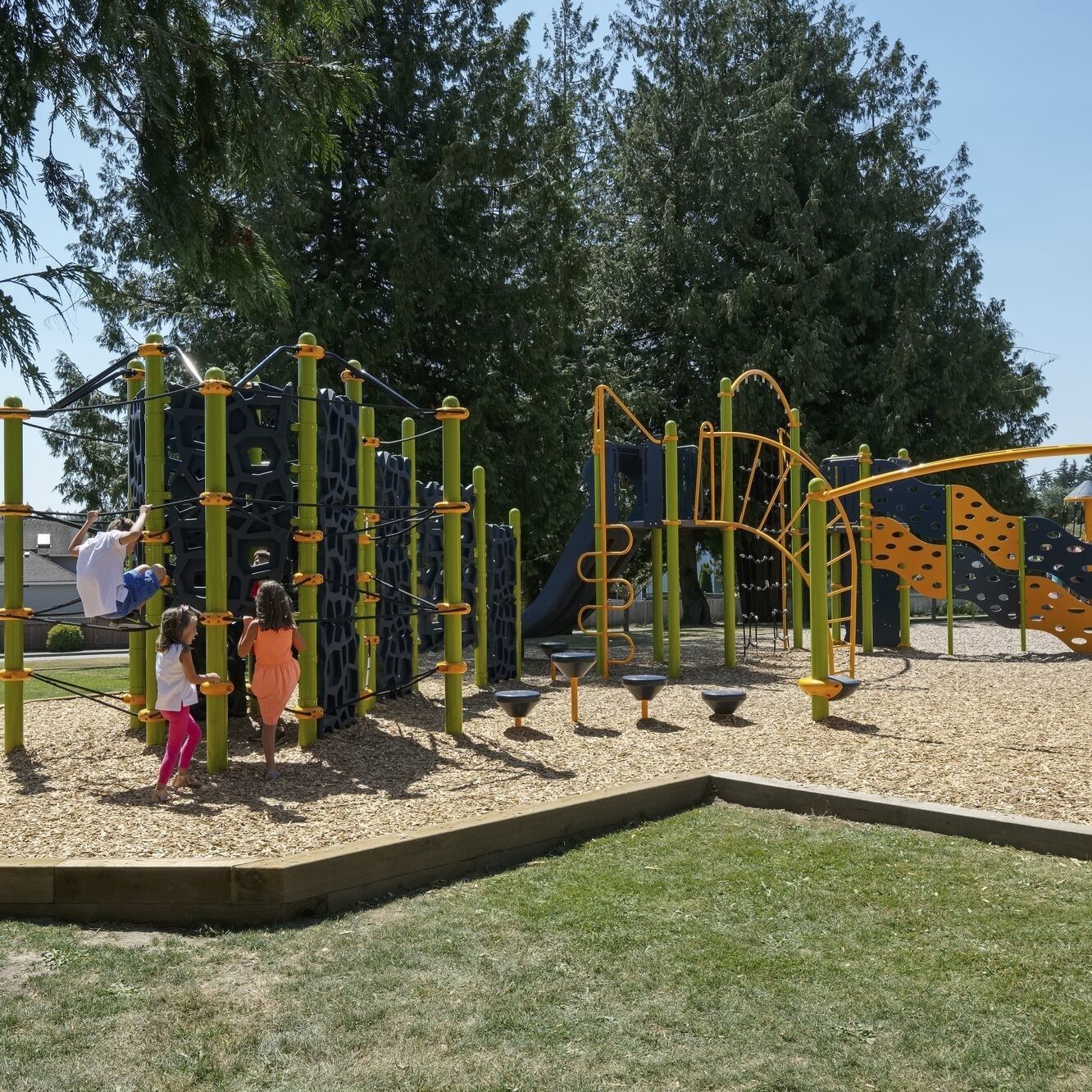 Playground play structure PlayBooster Design 6941 LANDSCAPE