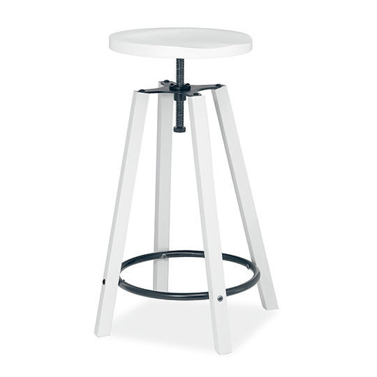 Contemporary bar stool ZEDY CUCINE LUBE lacquered wood / with