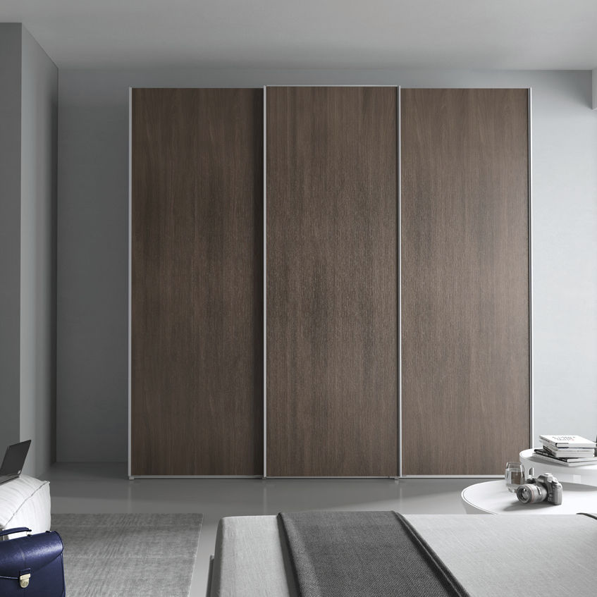 Contemporary wardrobe - 387 - TUMIDEI - anodized aluminum / melamine ...