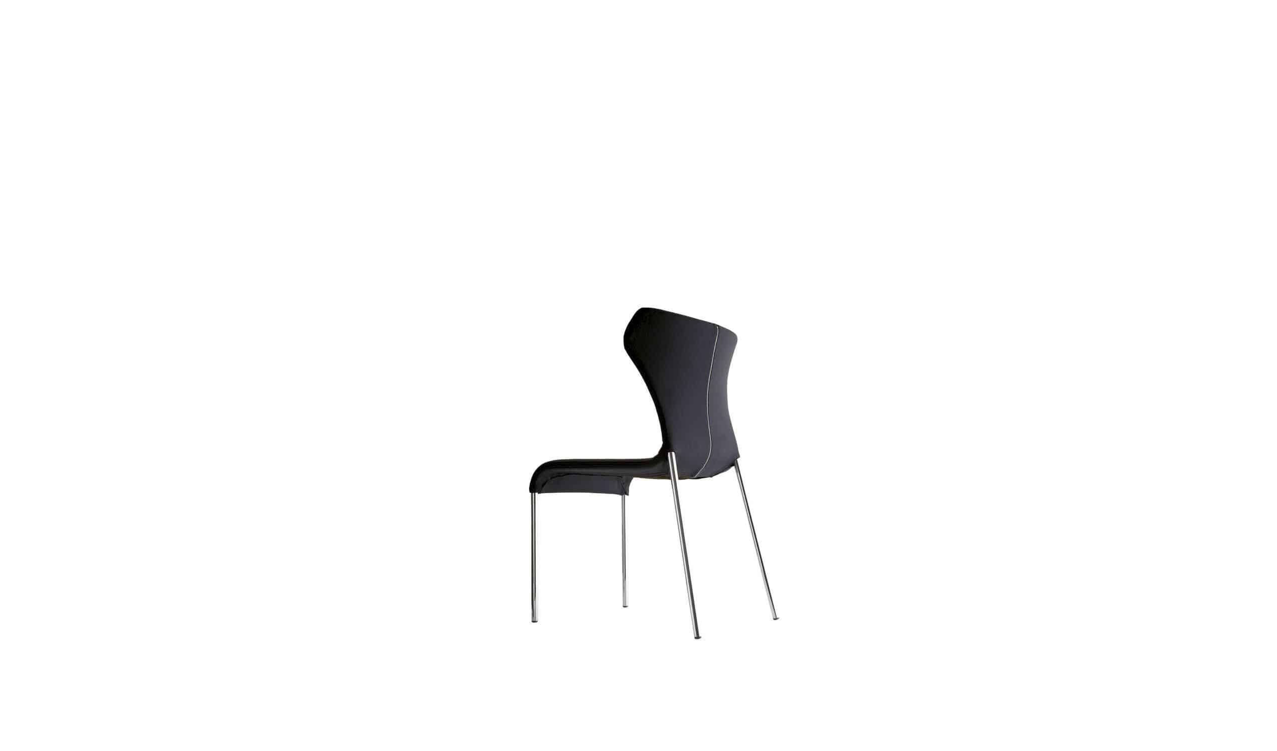 Contemporary chair - Papilio - B&B Italia - indoor / fabric / leather