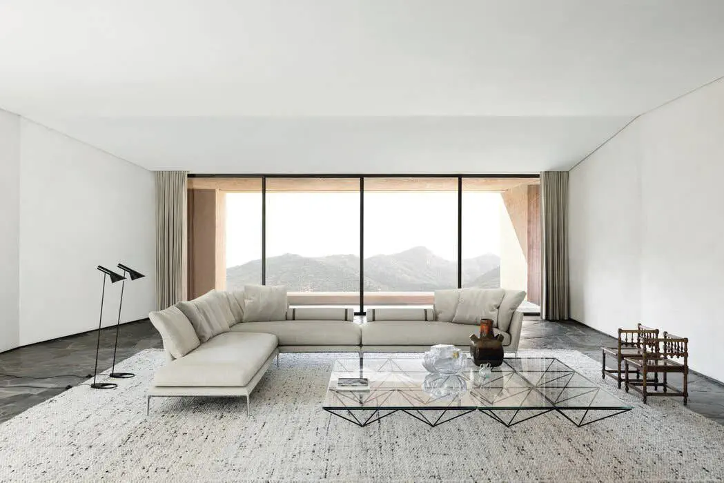 Original design coffee table - Alanda '18 - B&B Italia - glass