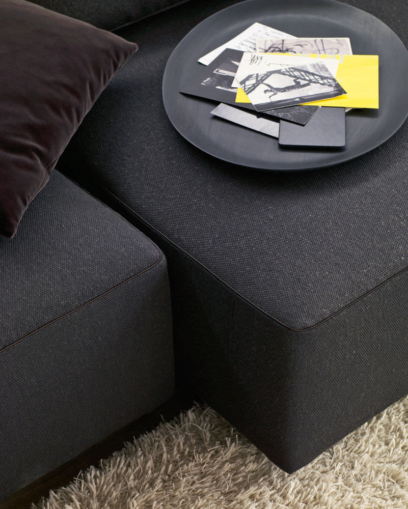 Modular sofa - Andy'13 - B&B Italia - contemporary / fabric / leather