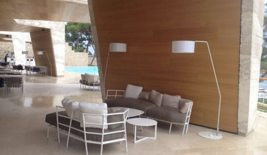 Contemporary daybed - DEHORS / 373_O - ALIAS - fabric / lacquered