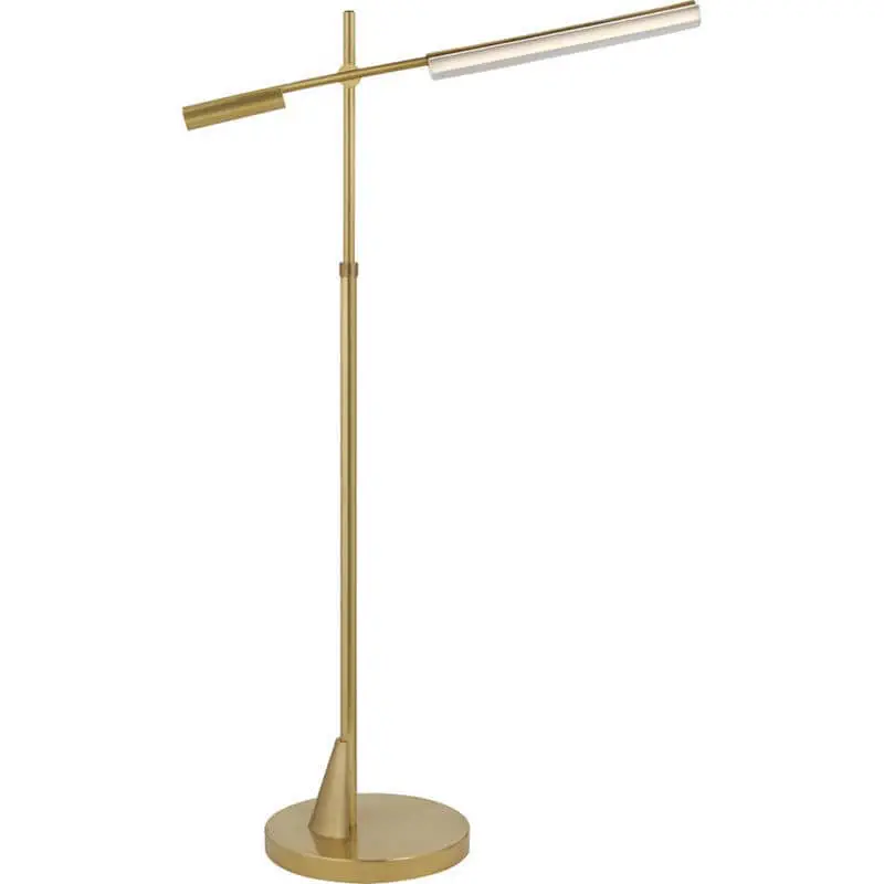 ralph lauren brass floor lamp